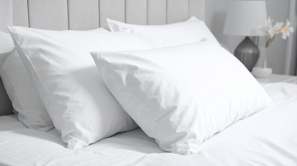 Pillows on Bed