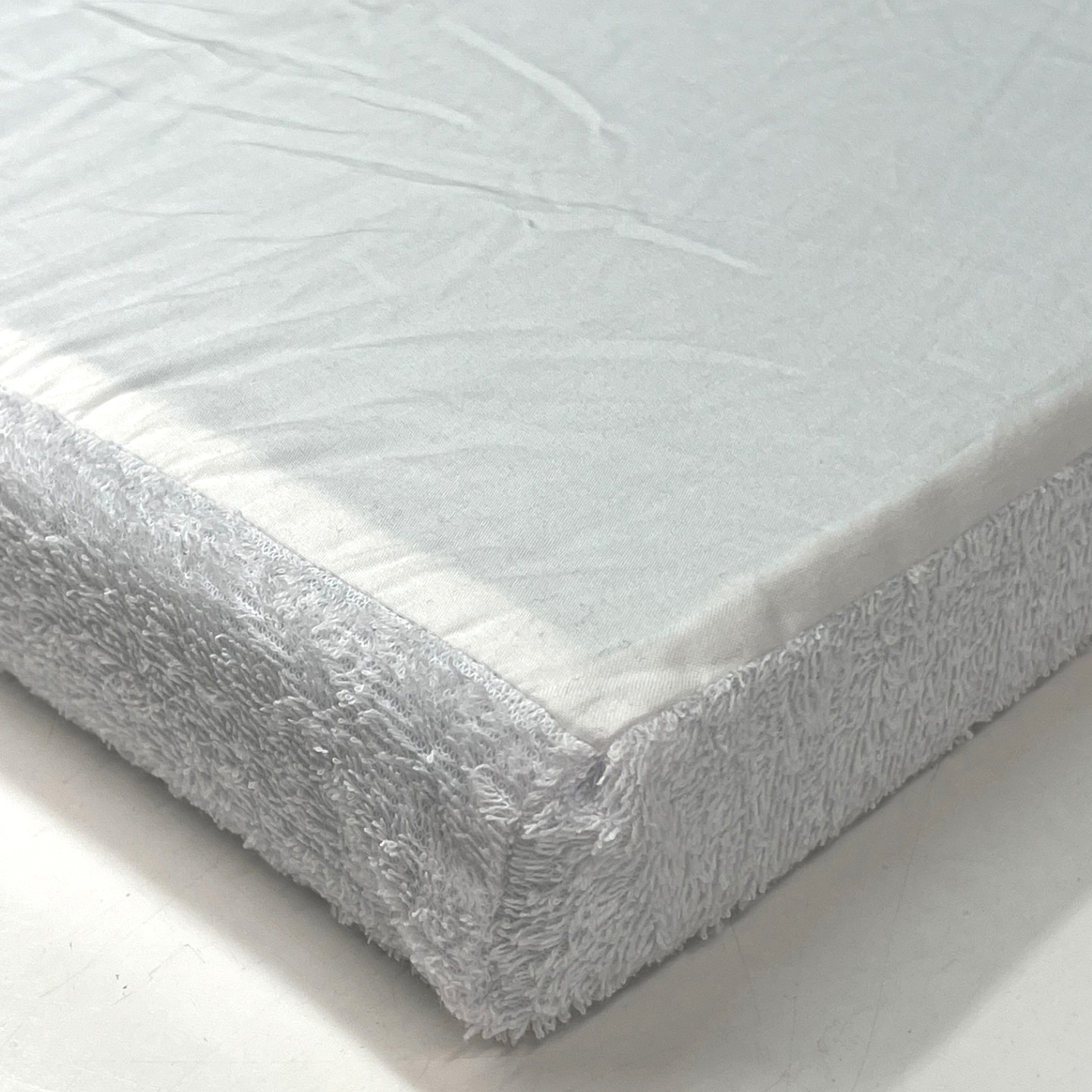 Covered Foam Topper with cotton underside
