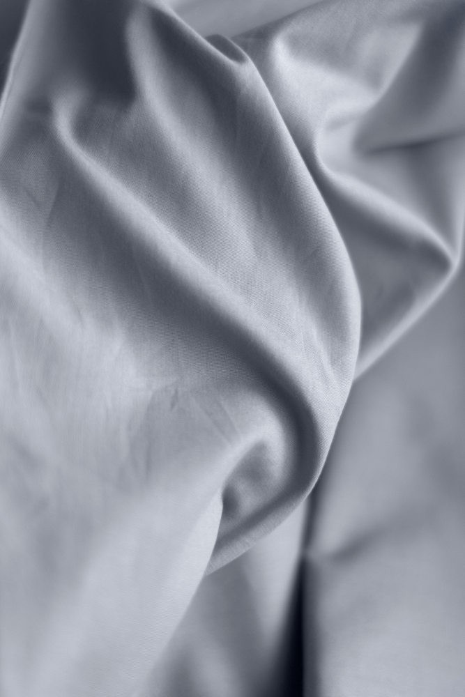 Closeup of percale cotton fabric